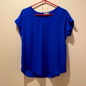 Blue blouse hardly used